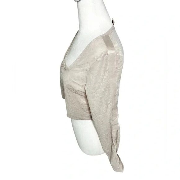 Victoria's Secret Zip Up Crop Top Light Pink leopard large - Picture 10 of 12